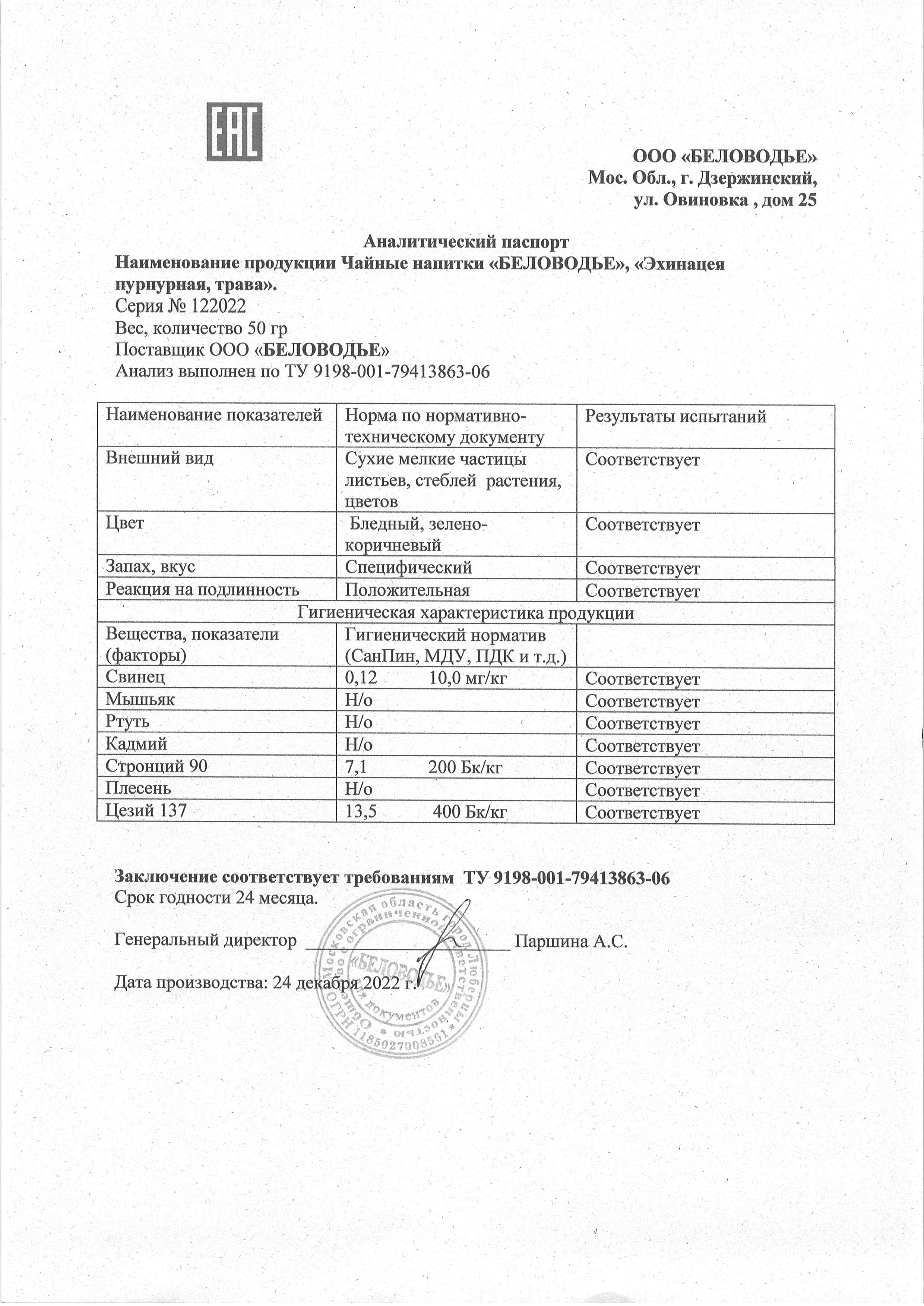 Паспорт №122022